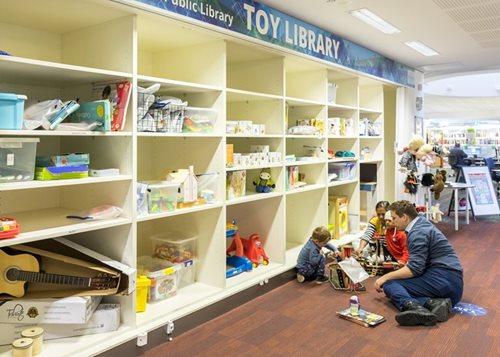 The Toy Library at Kwinana Public Library.