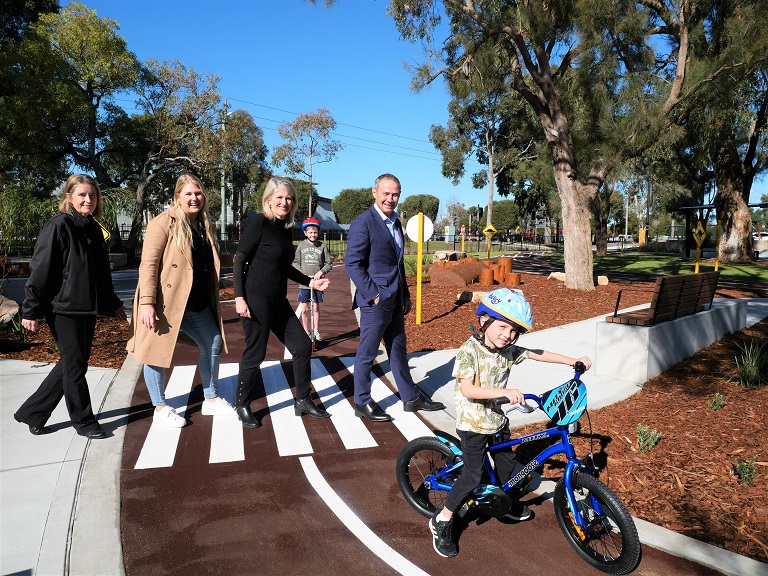 Bike skills track opens in Calista for young riders