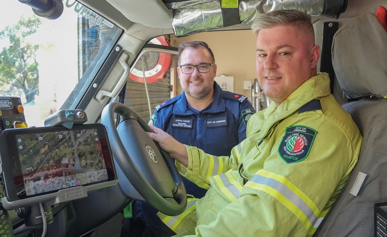 New devices put bush fire brigades on the map
