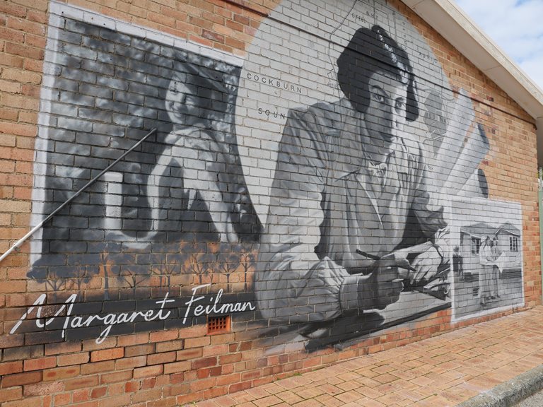 Mural pays homage to Margaret Feilman