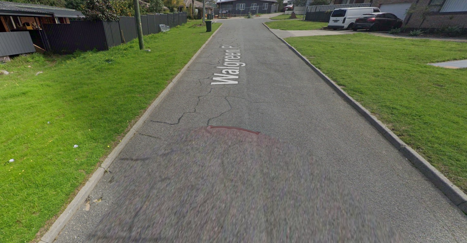 Walgreen Place, Calista - Road resurfacing 