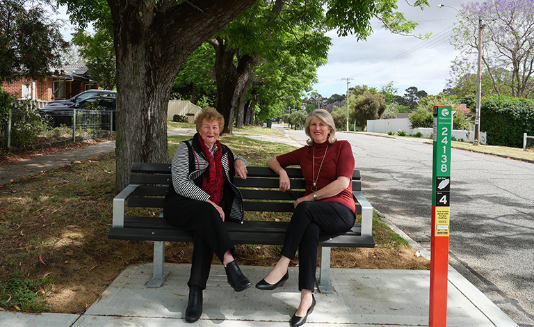 City Honours Request for Bus Stop Bench