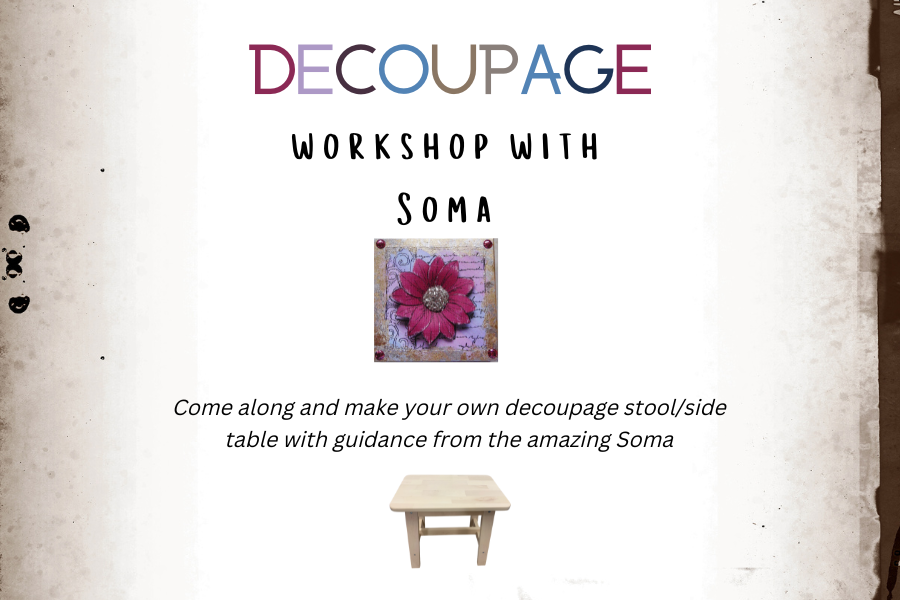 Decoupage workshop with Soma