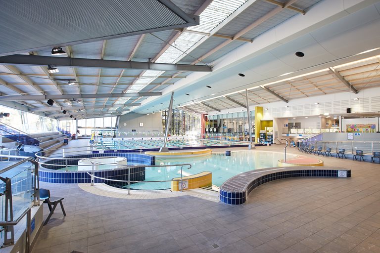 The acquatics hall at Kwinana Recquatic.